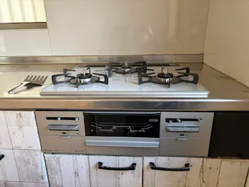 埼玉県桶川市のお客様のビルトインコンロ・ガスコンロ工事