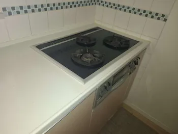 宮城県仙台市泉区のお客様のビルトインコンロ・レンジフード交換工事　具体的な工事内容2