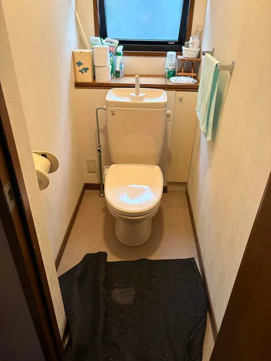 工事前　埼玉県桶川市のお客様のトイレ工事