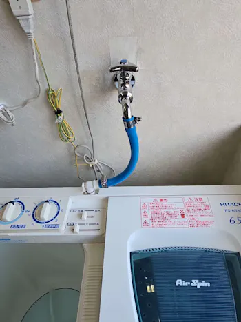 三重県四日市市のお客様の洗濯水栓工事