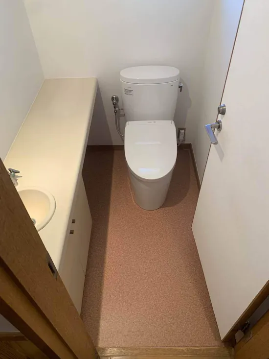 工事後　埼玉県羽生市のお客様のトイレ工事