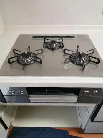 神奈川県小田原市のお客様のビルトインコンロ・ガスコンロ工事