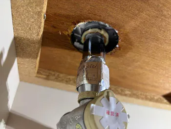 茨城県牛久市のお客様のビルトインコンロ・ガスコンロ工事　具体的な工事内容3