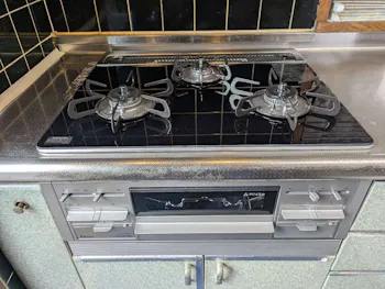 静岡県沼津市のお客様のビルトインコンロ・ガスコンロ工事