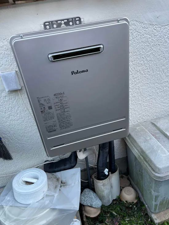 工事後　埼玉県鴻巣市のお客様のガス給湯器交換工事