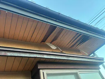 埼玉県深谷市のお客様の軒天補修工事　具体的な工事内容2