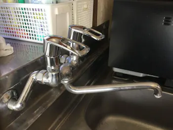 東京都青梅市のお客様のキッチン水栓工事