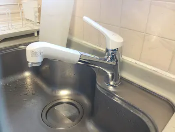 東京都青梅市のお客様のキッチン混合水栓交換工事