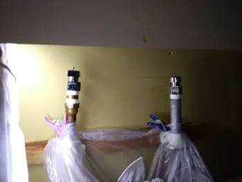 東京都福生市のお客様の洗面水栓工事　具体的な工事内容4