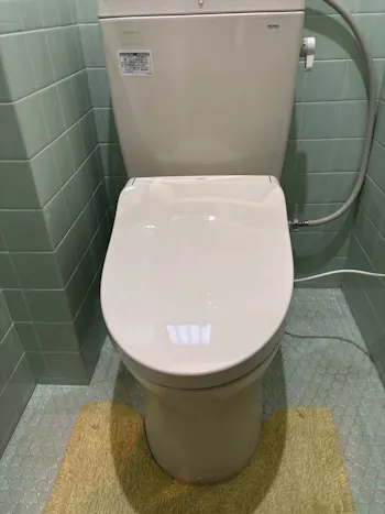 群馬県前橋市のお客様の便座交換工事　具体的な工事内容2