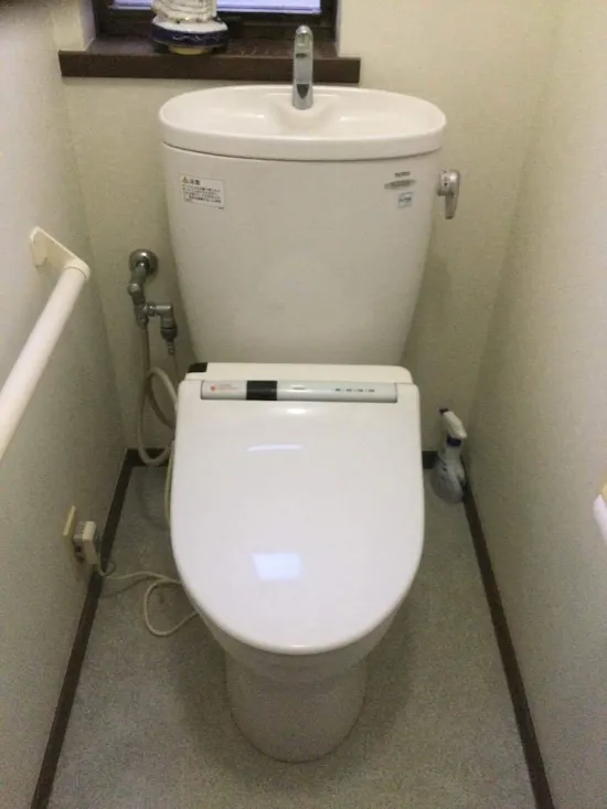 工事前　東京都青梅市のお客様の便座交換工事