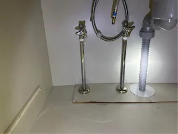 群馬県太田市のお客様のキッチン水栓交換工事　具体的な工事内容2