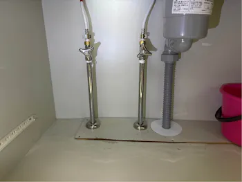 群馬県太田市のお客様のキッチン水栓交換工事　具体的な工事内容1