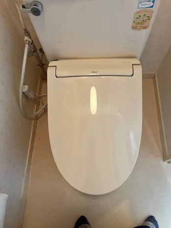 埼玉県熊谷市のお客様の便座交換工事