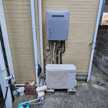 神奈川県横須賀市のお客様のガス給湯器交換工事