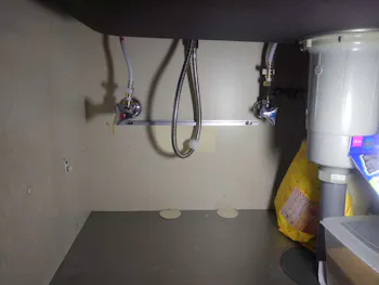 愛知県名古屋市のお客様のキッチン水栓交換工事　具体的な工事内容1