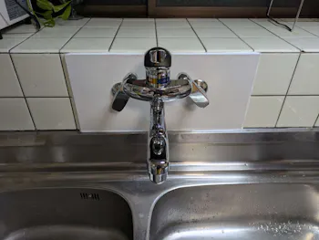 静岡県静岡市のお客様のキッチン水栓交換工事