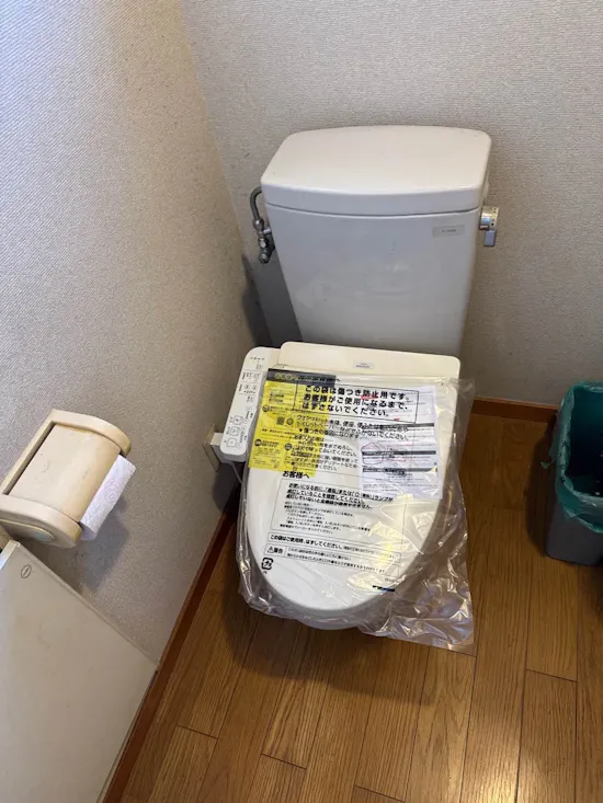 工事後　静岡県磐田市のお客様の便座交換工事