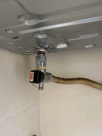 埼玉県桶川市のお客様のビルトインコンロ・ガスコンロ工事　具体的な工事内容1