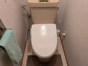 静岡県静岡市葵区のお客様の便座交換工事