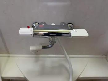 栃木県矢板市のお客様の浴室水栓工事