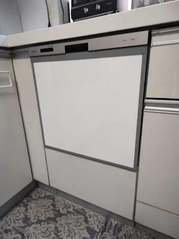 福島県いわき市のお客様のIH・食洗器取付工事　具体的な工事内容2