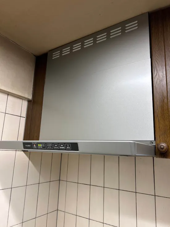 工事後　宮城県仙台市宮城野区のお客様のレンジフード交換工事