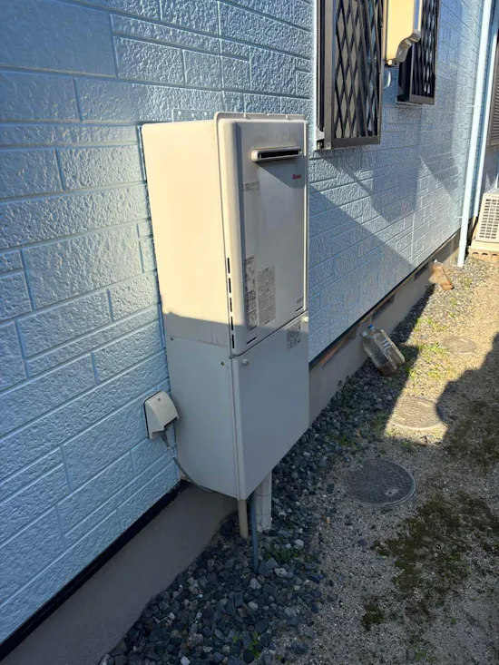 工事前　三重県四日市のお客様のガス給湯器交換工事