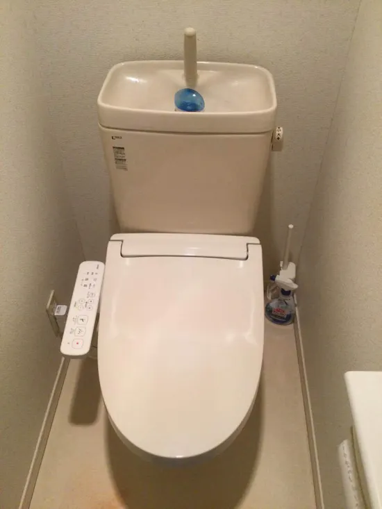 工事後　東京都青梅市のお客様のトイレの便座交換工事