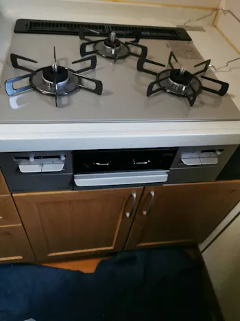 神奈川県平塚市のお客様のビルトインコンロ・ガスコンロ工事