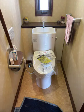 三重県員弁郡東員町のお客様のトイレ工事