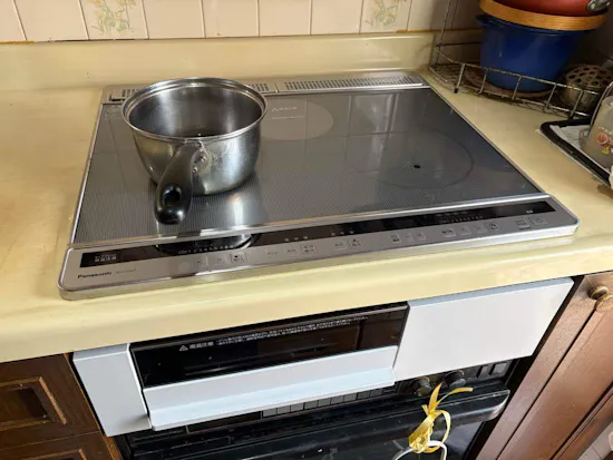 工事後　神奈川県緑区のお客様のビルトインコンロ・ガスコンロ工事