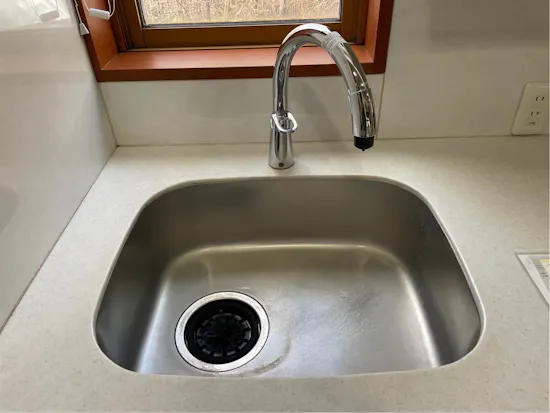 工事後　長野県北佐久郡軽井沢町のお客様の水栓工事