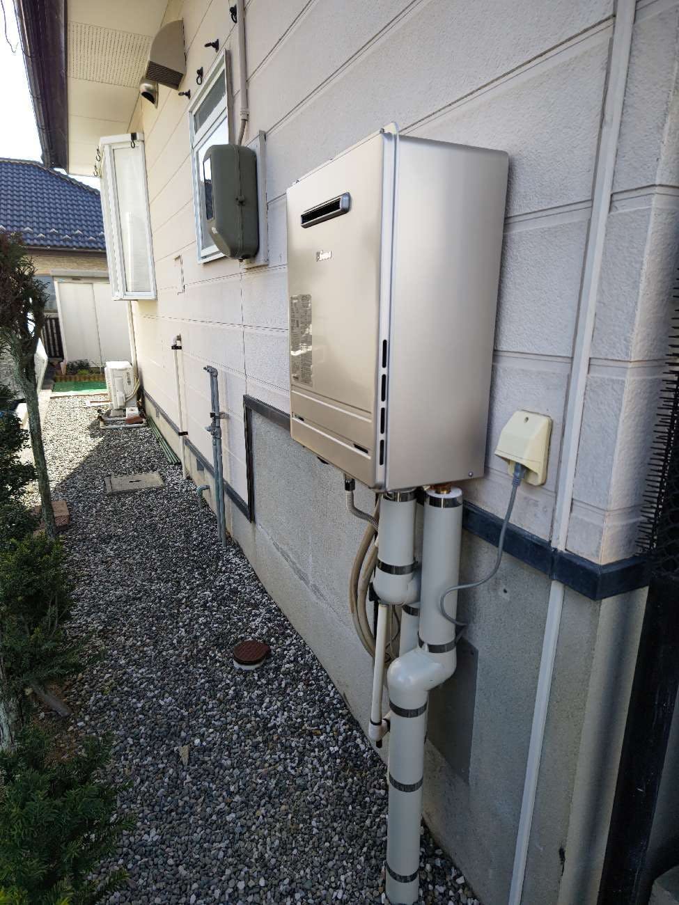 福島県いわき市のお客様の給湯器工事