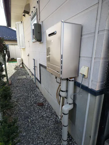 福島県いわき市のお客様の給湯器工事