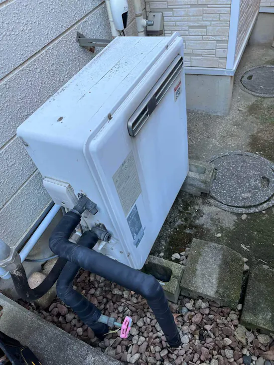 工事前　埼玉県北本市のお客様のガス給湯器交換工事