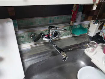 愛知県名古屋市のお客様のキッチン水栓工事