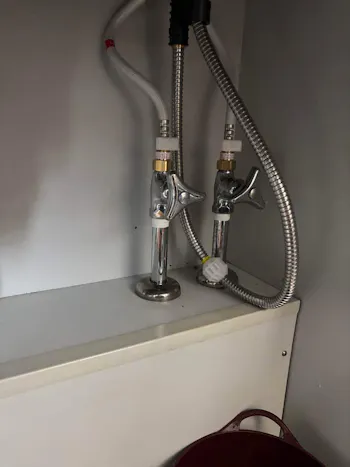 茨城県稲敷郡のお客様のキッチン水栓工事　具体的な工事内容2