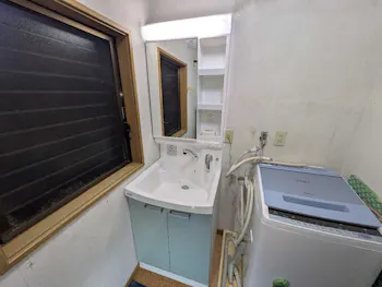 静岡県御殿場市のお客様の洗面化粧台交換工事