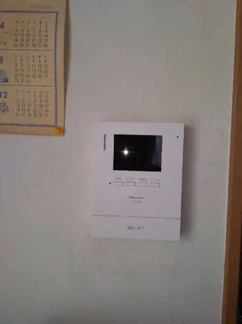 東京都あきる野市のお客様のTVドアホン交換工事