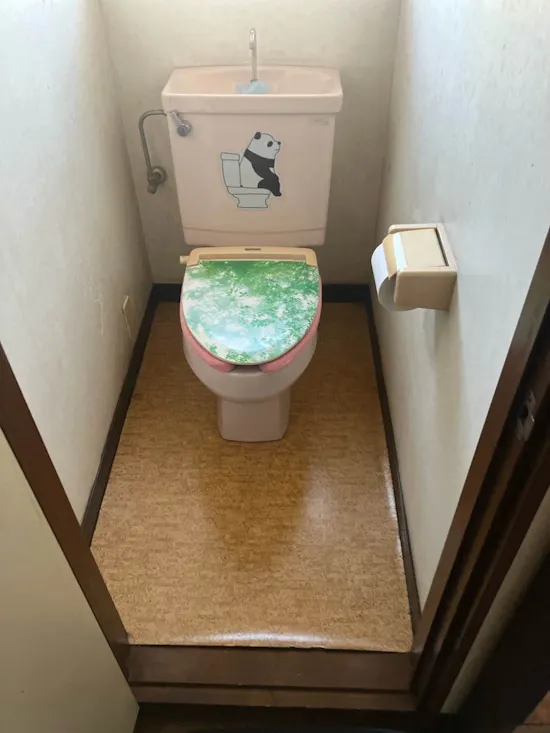 工事前　埼玉県北葛飾郡松伏町のお客様のトイレ工事