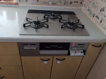 東京都町田市のお客様のビルトインコンロ・ガスコンロ工事