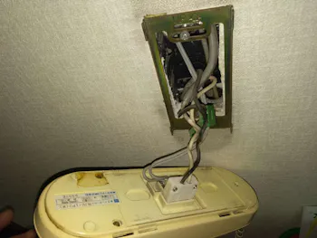 東京都青梅市のお客様のドアホン交換工事　具体的な工事内容4