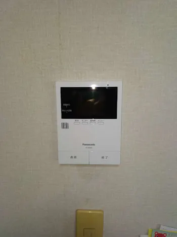 東京都青梅市のお客様のドアホン交換工事