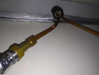 東京都福生市のお客様のキッチン水栓工事　具体的な工事内容5