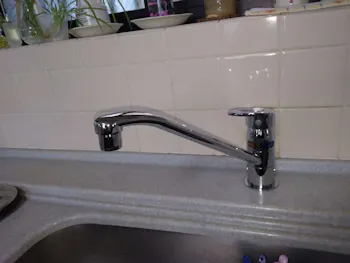 東京都福生市のお客様のキッチン水栓工事