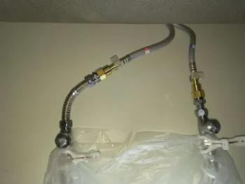 東京都福生市のお客様のキッチン水栓工事　具体的な工事内容1