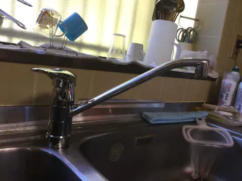 東京都あきる野市のお客様のキッチン水栓工事