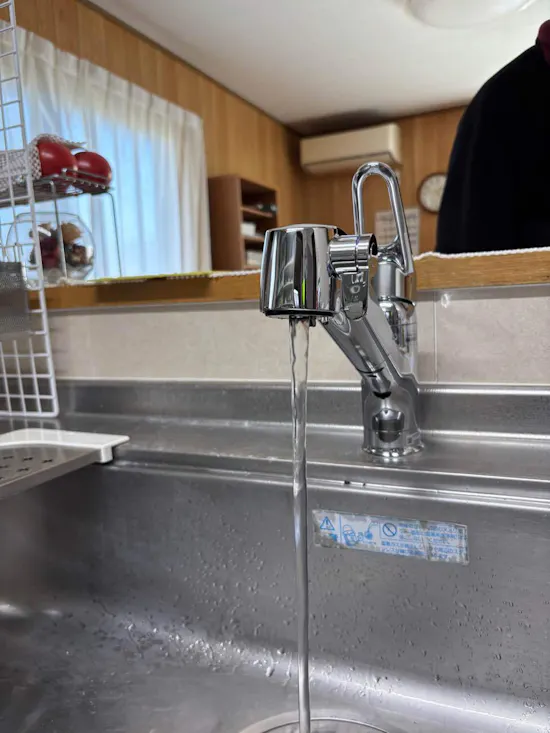 工事後　茨城県牛久市のお客様のキッチン水栓交換工事