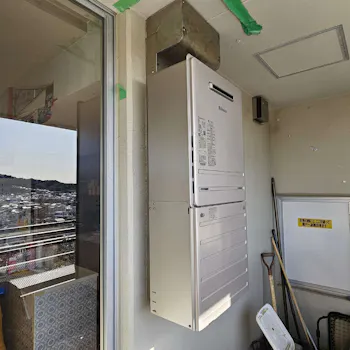 神奈川県横須賀市のお客様のガス給湯器工事